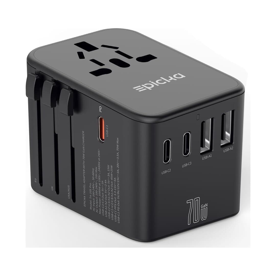 Epicka Adaptador universal 150+ países